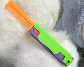 3D Printed Turnip Comb Decompresses Toy Hairbrush - Gravity Fidget Comb - Birthday Gifts for Pets, Friends