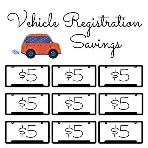 Vehicle Registration Savings Challenge