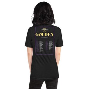 HUNTRIX GOLDEN World Tour Unisex t-shirt image 3
