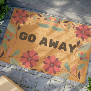 Go Away Doormat