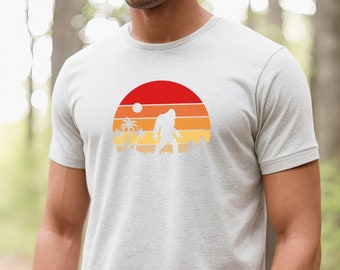 Vintage Big Foot shirt, Retro Bigfoot Shirt, Big foot t-shirt, Bigfoot tshirt, Retro Sasquatch shirt, Funny Camping Shirt, Shirts men women