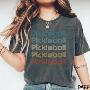 Pickleball shirt, Pickleball gift, Pickleball womens tshirt, Pickleball vintage tee, Pickleball retro t-shirt, gift for him, Pickleball