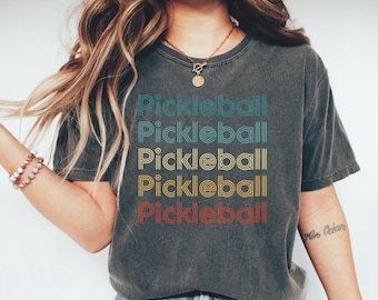 Pickleball shirt, Pickleball gift, Pickleball womens tshirt, Pickleball vintage tee, Pickleball retro t-shirt, gift for him, Pickleball
