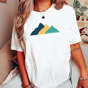 Camiseta de Tahoe, camiseta de regalo de Tahoe, camiseta de senderismo en las montañas, camiseta de acampada en el lago, regalo de California para excursionistas, camiseta de recuerdo de Tahoe, camiseta de acampada