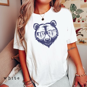 Retro Bear LAKE TAHOE TShirt, Lake Tahoe Shirt, Lake Tahoe Tee, Lake Tahoe Gifts, Sierra Nevada Camping Shirt California National Park Shirt