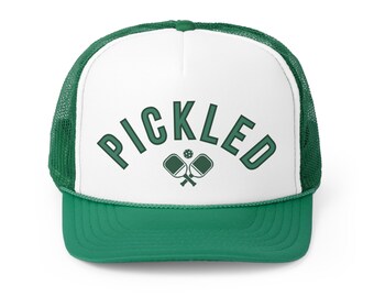 Pickleball Hat Pickleball Trucker Hat Pickled Hat Pickleball Player Gift Womens Mens Humor Trendy Hats Accessories Funny Pickleball Present