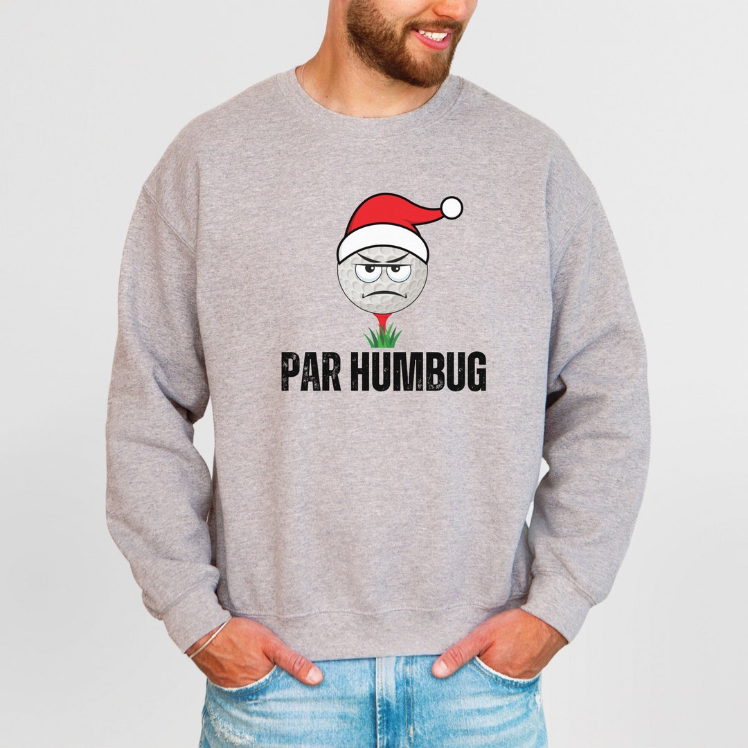 Golf Christmas Sweatshirt, Golfing Gift, Golfer Christmas Sweater