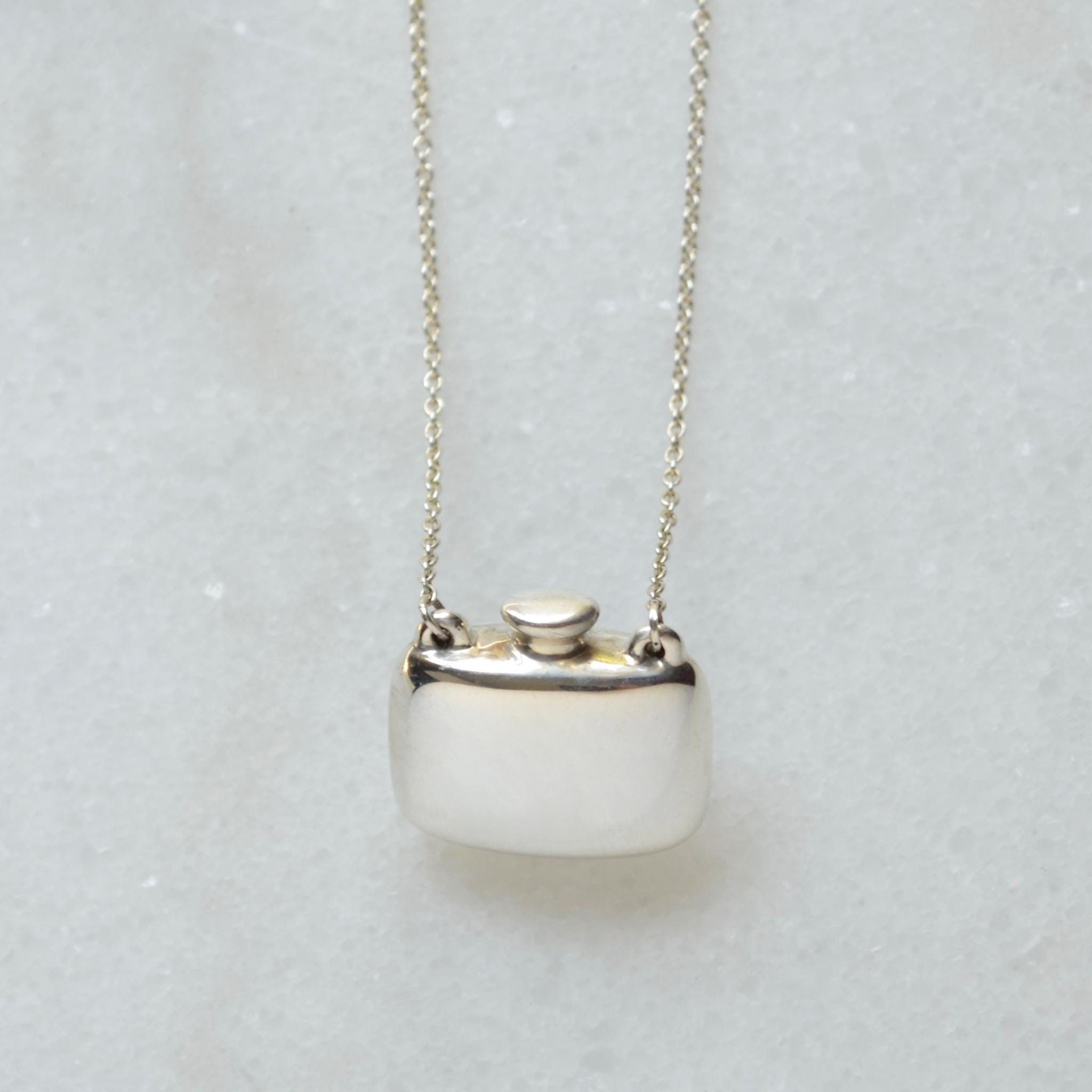 Tiffany perfume bottle necklace best sale