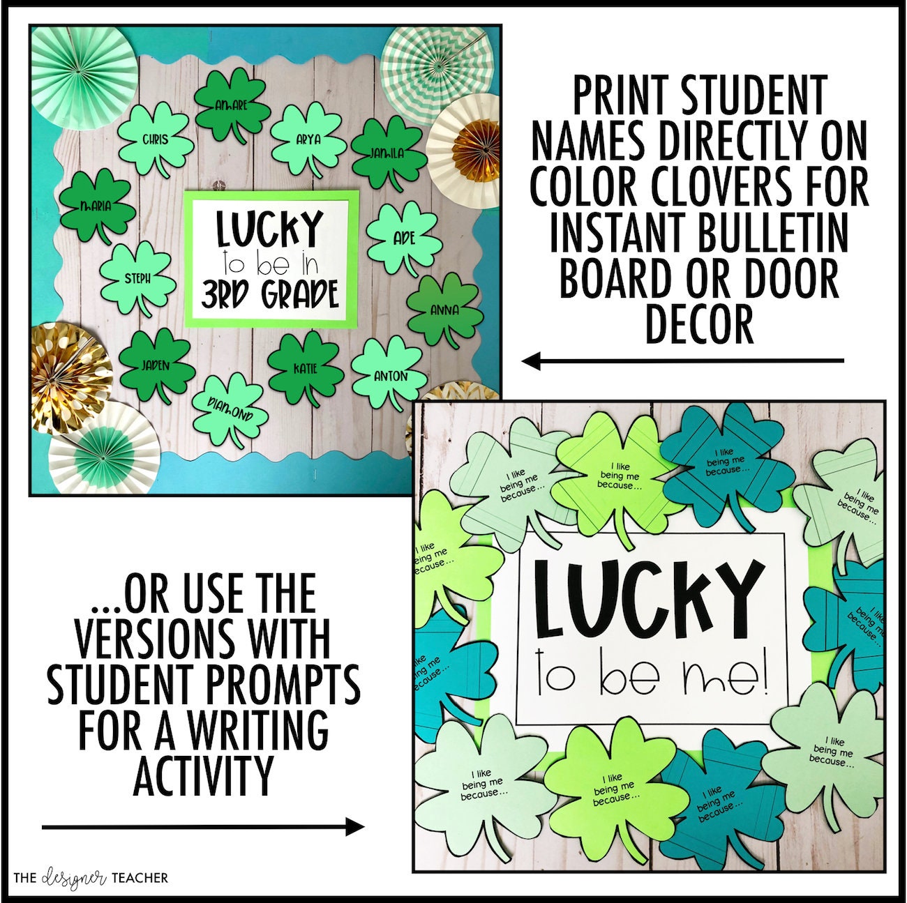 St. Patrick's Day Bulletin Board • March Spring Bulletin Board Kit With ...