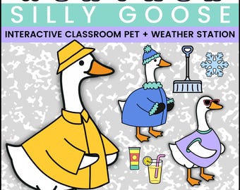 Ausdruckbare Klassenzimmer Wettergans: Dumme Veranda Klasse Dress Up Haustier Outfits