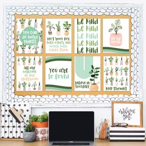 Inspirational Growth Mindset Inclusive Classroom Posters Plant Theme ...