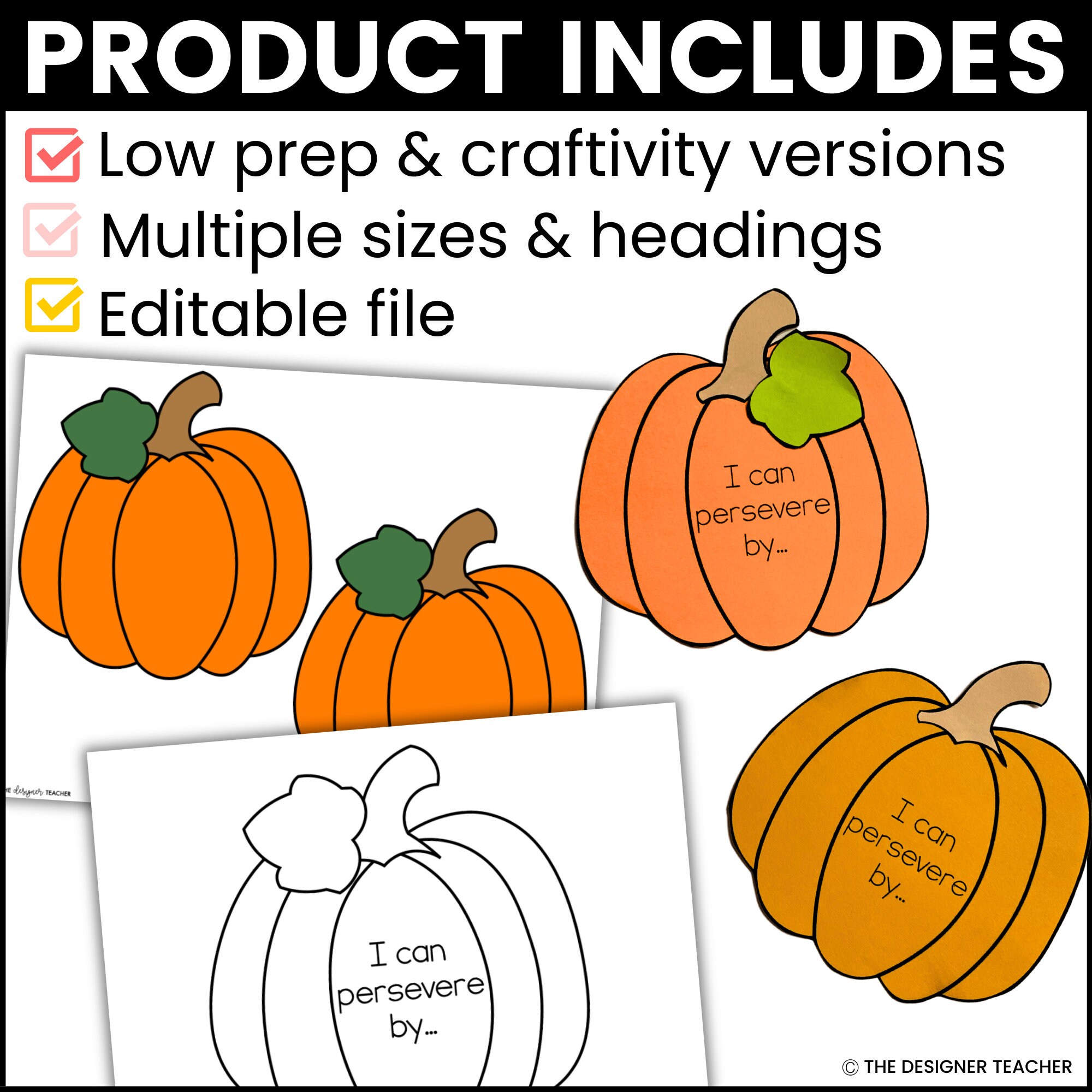 Pumpkin Patch Bulletin Board Craft Activity • September October ...