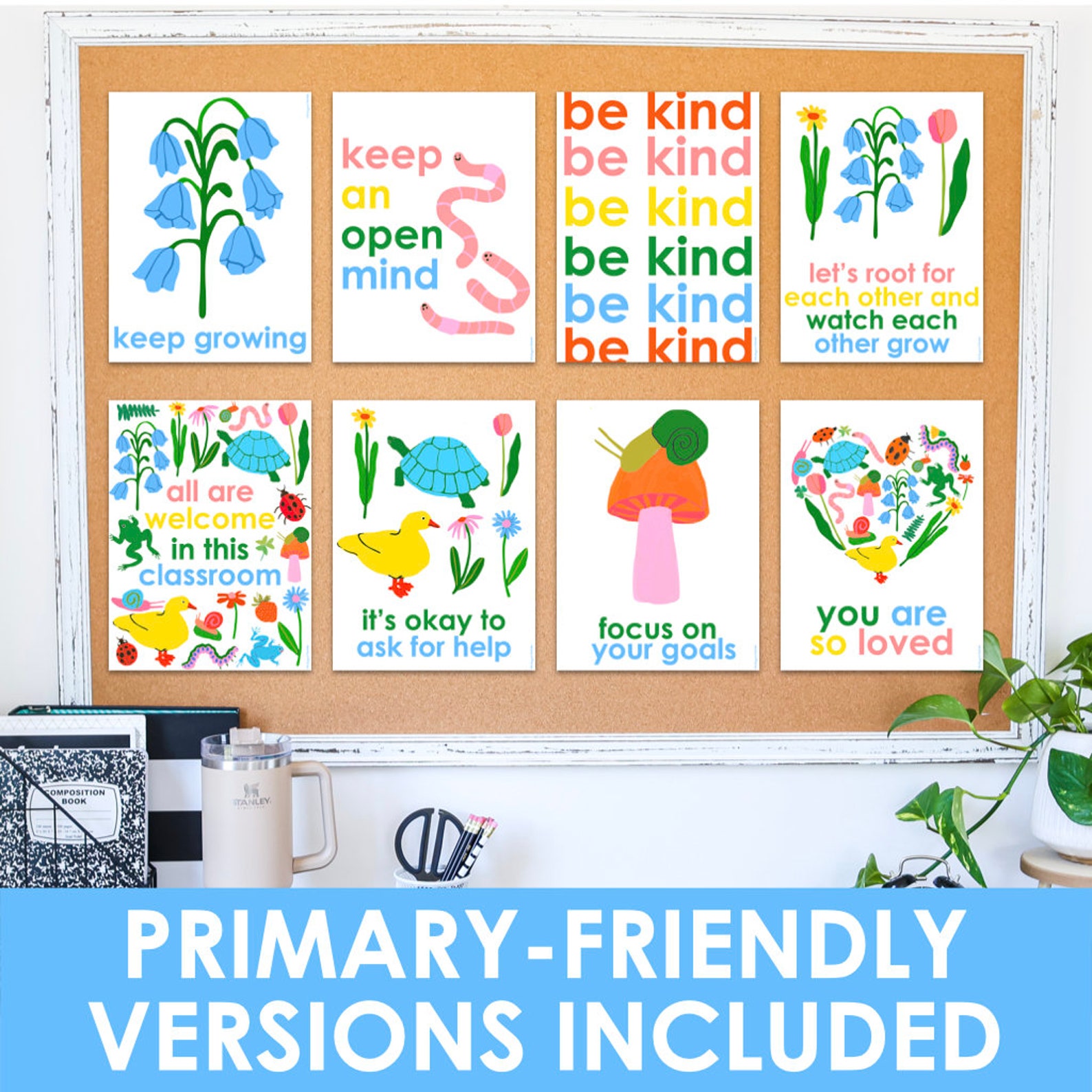 Inspirational Growth Mindset Inclusive Bright Garden Spring Classroom ...