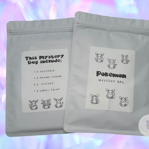 Anime Monster Mystery Bag gift for Anime lover suprise Bag  mystery Goodie Bag with Anime Monster items