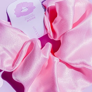 bridesmaid scrunchie silky satin scrunchies bridesmaid gift for her silky peach hair accessory scrunchie hair tie girls gift wedding gift