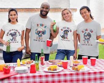 Camiseta patriótica del 4 de julio para perros, camiseta linda del 4 de julio, camiseta para amantes de los perros, camiseta para perros linda, regalo para amantes de los perros, camiseta del Día de la Independencia