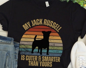Jack Russell Shirt, Cute Jack Russell Gift, Cute Jack Russell Tee, Jack Russell Mom Shirt, Jack Russell Lover Shirt, Jack Russell Dad Shirt