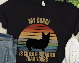 Corgi Shirt, Cute Corgi Gift, Cute Corgi Tee, Corgi Mom Shirt, Corgi Lover Shirt, Corgi Dad Shirt, Corgi Lover Gift, Funny Corgi Gift