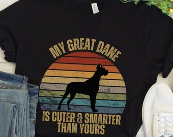 Great Dane Shirt, Cute Great Dane Gift, Great Dane  Tee, Great Dane Mom Shirt, Great Dane  Lover Shirt, Great Dane Dad Shirt, Great Dane Tee