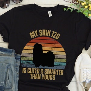 Shih Tzu Shirt, süßes Shih Tzu Geschenk, süßes Shih Tzu Tee, Shih Tzu Mama Shirt, Shih Tzu Liebhaber Shirt, Shih Tzu Vater Shirt, Shih Tzu Liebhaber Geschenk