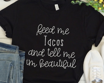 タコス好きのTシャツ レディース タコス好きへのギフト メキシカンフード好きのTシャツ 誕生日ギフト タコス中毒者 おもしろシャツ ユニセックス タコス好きのTシャツ おもしろい