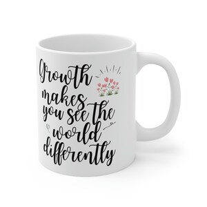 Personal Wachstum Keramiktasse 11oz