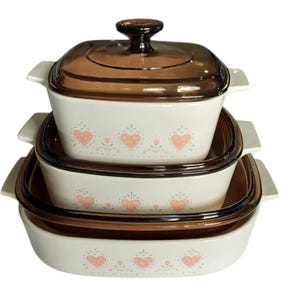 1990s - RARE - Vintage - Corning Ware - Forever Yours - Casserole  - Dishes - You pick