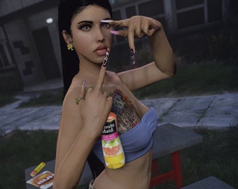 GTA V Unbranded Clothing Pack: 3.94GB | FiveM Ready | 3,000+ Clothing Styles | Female Only | Head to Toe | Optimized | HQ | Grand Theft Auto