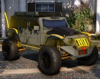 GTA V Solo Vehicle: Jeep Rubicon | FiveM Ready | High Quality | Optimized | 60 USD Value | Grand Theft Auto 5