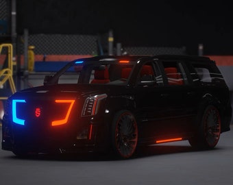 GTA V Solo Fahrzeug: Cadillac Escalade | FiveM Bereit | Undercover Edition | Hohe Qualität | Optimiert | 60 USD Wert | Grand Theft Auto 5