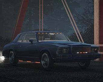 Véhicule solo GTA V : Chevrolet Monte-Carlo 1979 | Prêt pour le FiveM | Édition policière | Haute qualité | Optimisé | Valeur de 50 USD | Grand Theft Auto 5