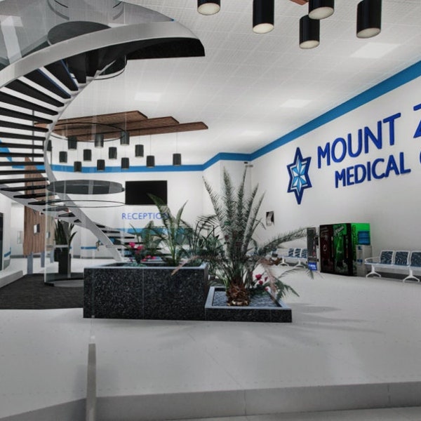 GTA V Map: Mount Zonah Krankenhaus | FiveM Bereit | Optimiert | Personenaufzug | Offener Innenraum 120 USD Wert | Grand Theft Auto 5