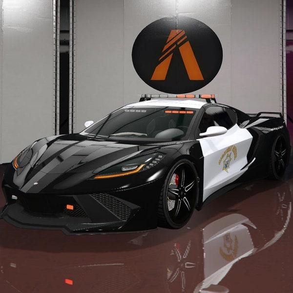 GTA V Solo Vehicle: Corvette C8 Police Edition | FiveM Ready | High Quality | Optimized | 65 USD Value | Grand Theft Auto 5