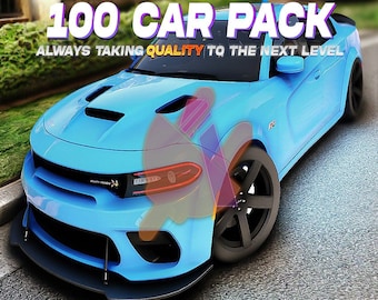 GTA V Vehicle Pack: 100 Cars | FiveM Ready | 4.20GB+ | Optimized | Custom Engine Sounds | Pack #2 | Grand Theft Auto 5