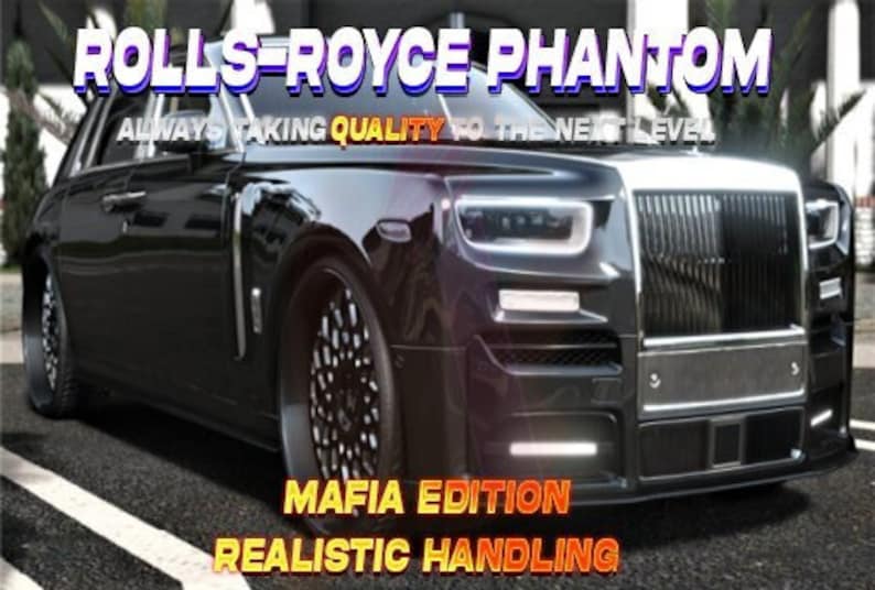 GTA V Solo Vehicle: Rolls-Royce Phantom FiveM Ready Mafia Style High Quality Optimized 55 USD Value Grand Theft Auto 5 image 1