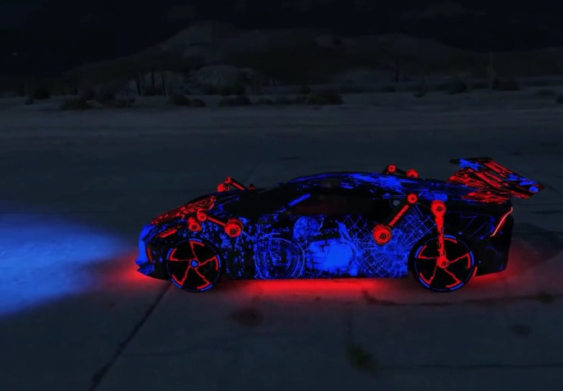 GTA V Solo Vehicle: Bugatti La Voiture Noire Fivem Ready Animated High