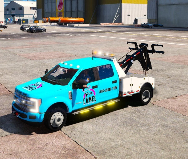 GTA V Solo Vehicle: Tow Truck Pack Fivem Ready High Quality Police Tow ...