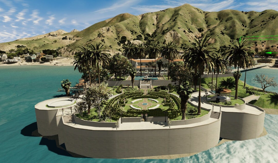 Mapa de GTA V Scarface Mansion / FiveM Ready / Alta calidad