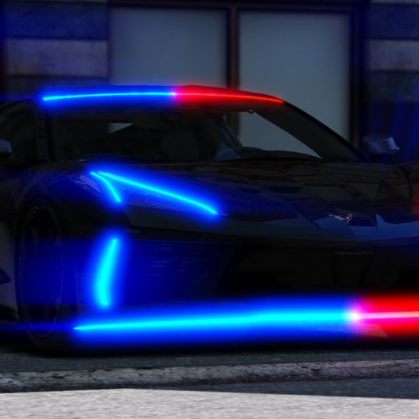 Gta Corvette Police - Etsy