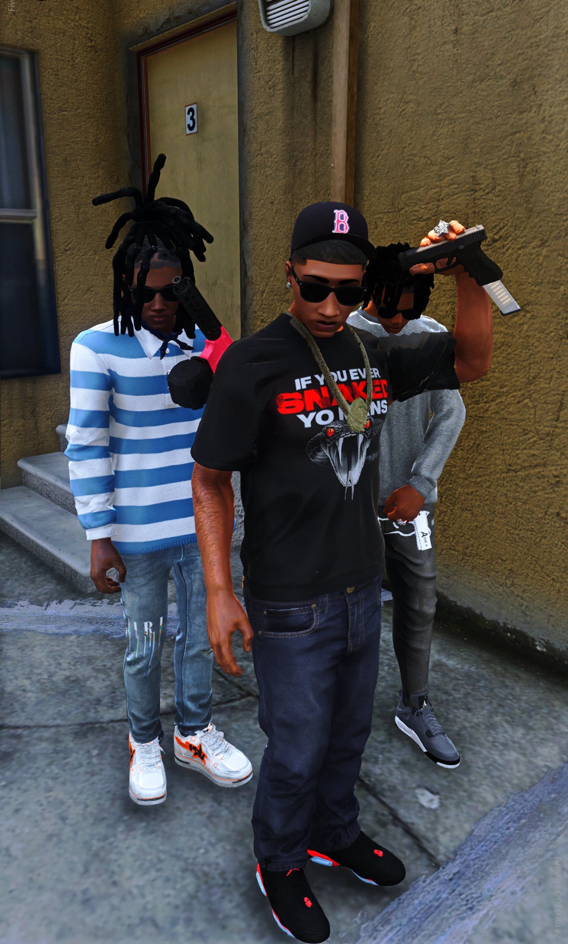 GTA V Clothing Pack: 9GB Fivem Ready 5,000 Clothing Styles Male ...