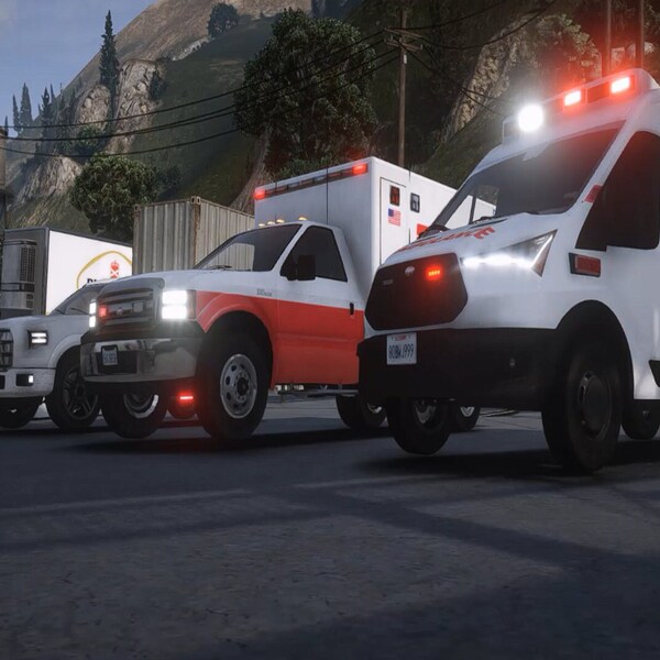 GTA V Debadged EMS Pack: 6 Emergency Medical Response Vehicles | FiveM Ready | Lore Friendly | 120 USD Value | Grand Theft Auto 5
