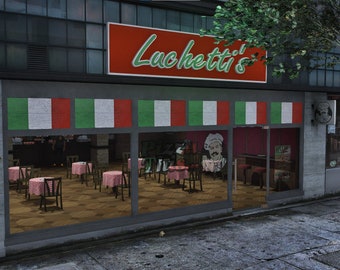GTA V Map: Downtown Italian Pizza | FiveM Ready | High Quality | Optimized | 35 USD Value | Open Interior | Grand Theft Auto 5