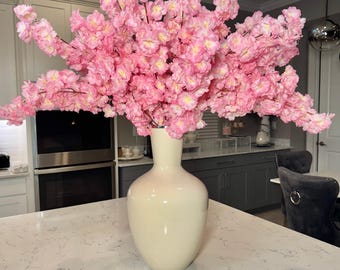Mila Pink Silk Cherry Blossom Set of 3 Branches 36'' Wedding, Party, Event, Japan's National Flower
