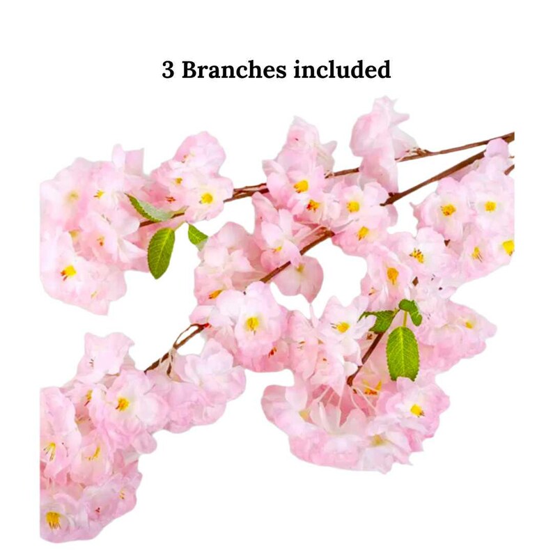 42 inch faux flower stems

cherry blossom branches for home staging

elegant pink office decor

everlasting spring blossoms

ready-made floral arrangement

no maintenance flower branches

forever blooming cherry blossoms

never wilt cherry