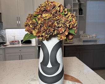 Ariane Brown Hydrangea Flowers Real Touch Artificial Hydrangea Stem Faux Brown Floral Decor for Home, Wedding & Centerpieces