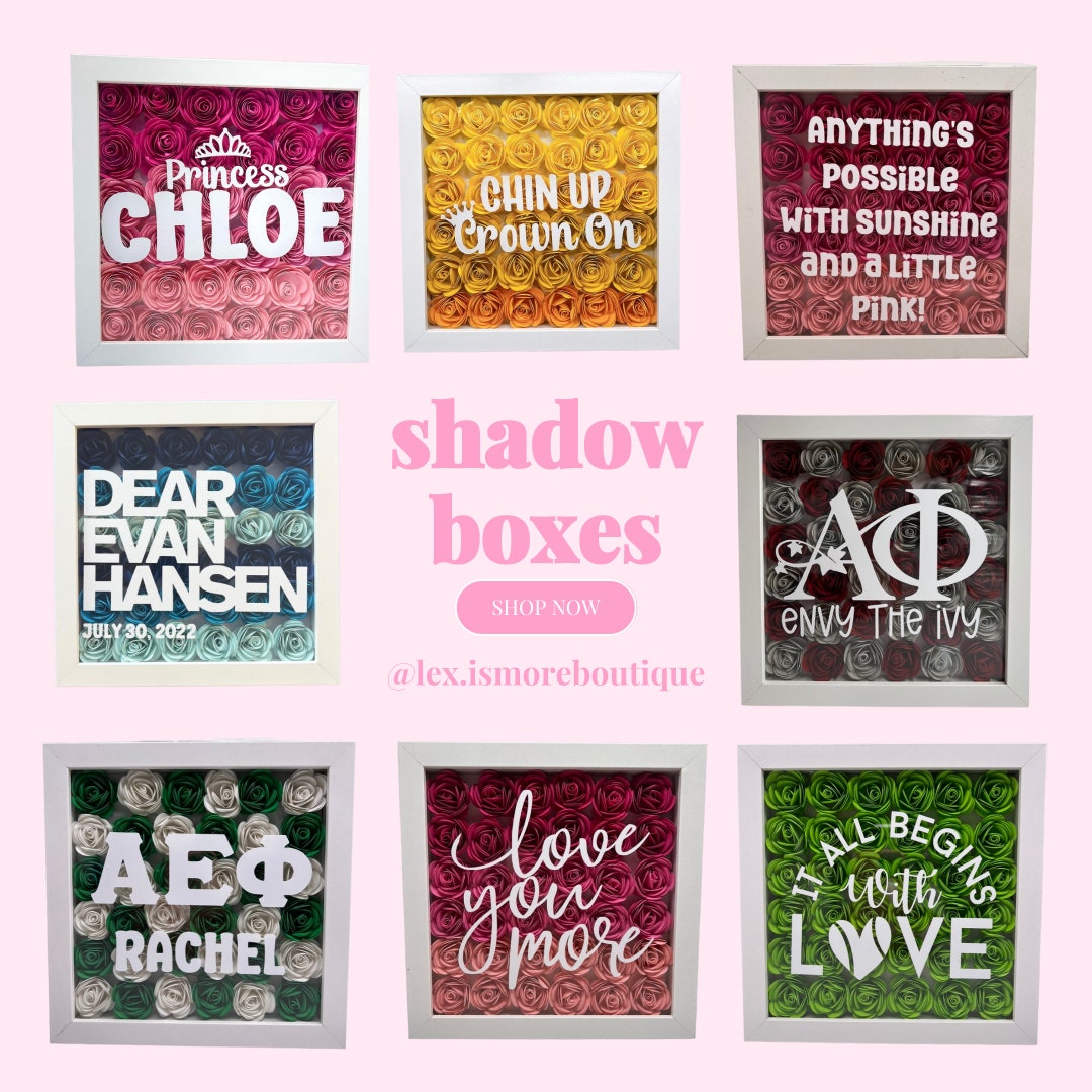 Customizable Shadowboxes Custom Shadowbox - Etsy