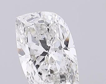 2.11ct Carat E VS1 One of a Kind Leaf / Flame Cut Lab Grown CVD Loose Diamond