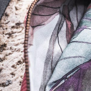 Bauchtasche, Crossbodybag, Hipbag, flieder, bordeaux, lila, weinrot, rot, Cord, Hipbag, Gürteltasche,  FriSche Looks,  Cordbag