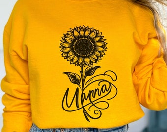 Sunflower Mama Sweatshirt, Mama Floral Shirt for Mothers Day Gift, Flower Mama Shirt, Gift for Mom, Floral Mama Sweater, Gift for Her