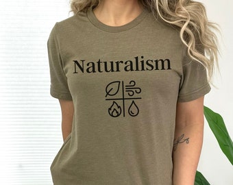 Naturalism Four Elements T-Shirt, Adventure Nature Tee